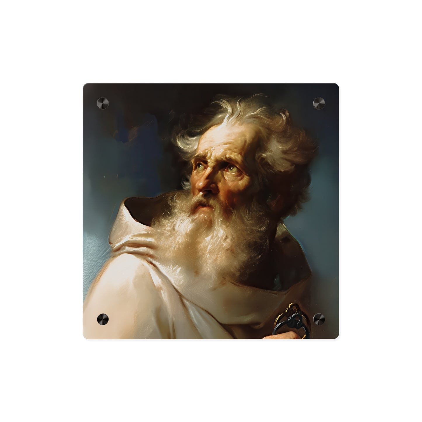 Saint Peter Acrylic Wall Art Panel - Ready to Hang Acrylic Print - Catholic Apostle Art - Patron saint Art