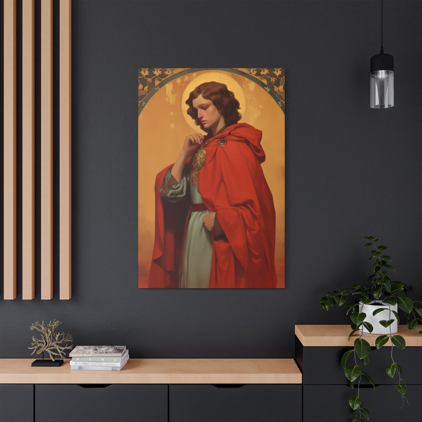 Saint Casimir of Poland Canvas Print - Multiple Sizes - Catholic Home art - Museum Wrapped Canvas - Sanctified Souls Print