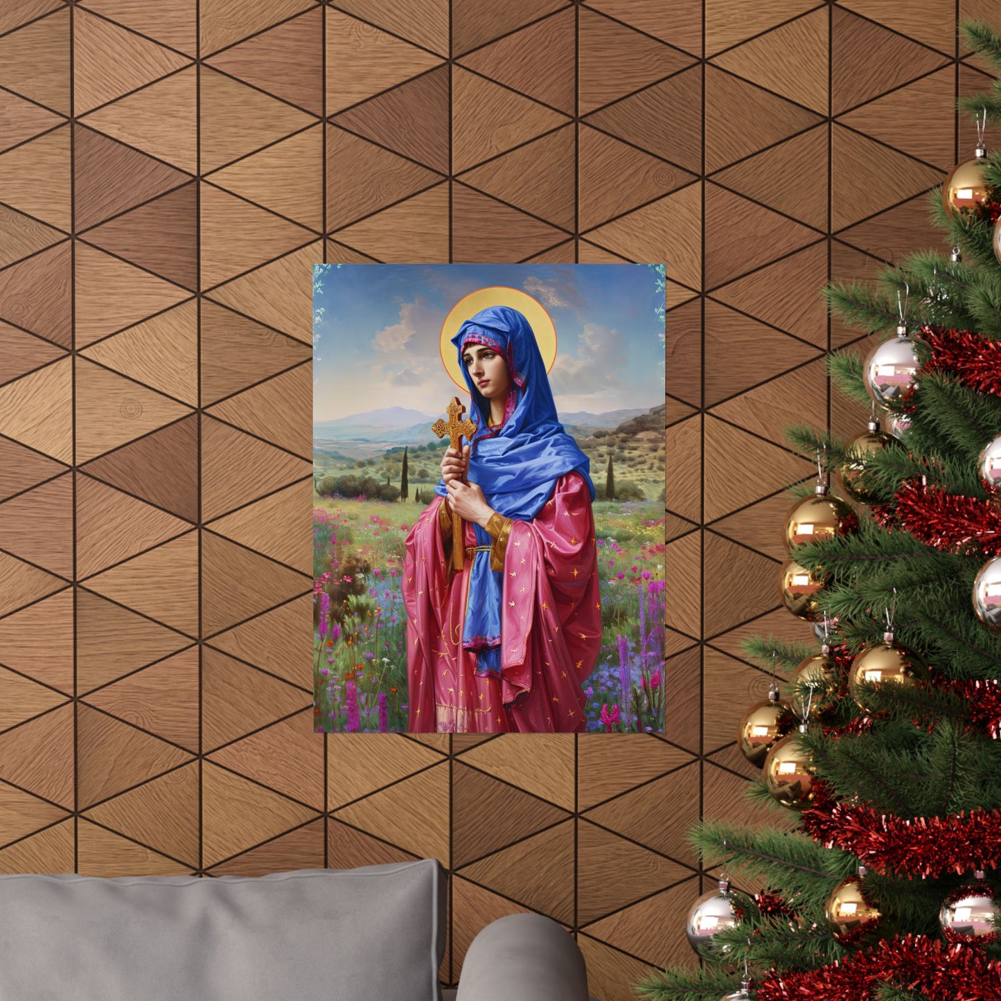 Saint Anysia of Salonika - Sanctified Souls Print - Multiple Sizes - Premium Matte Vertical Posters