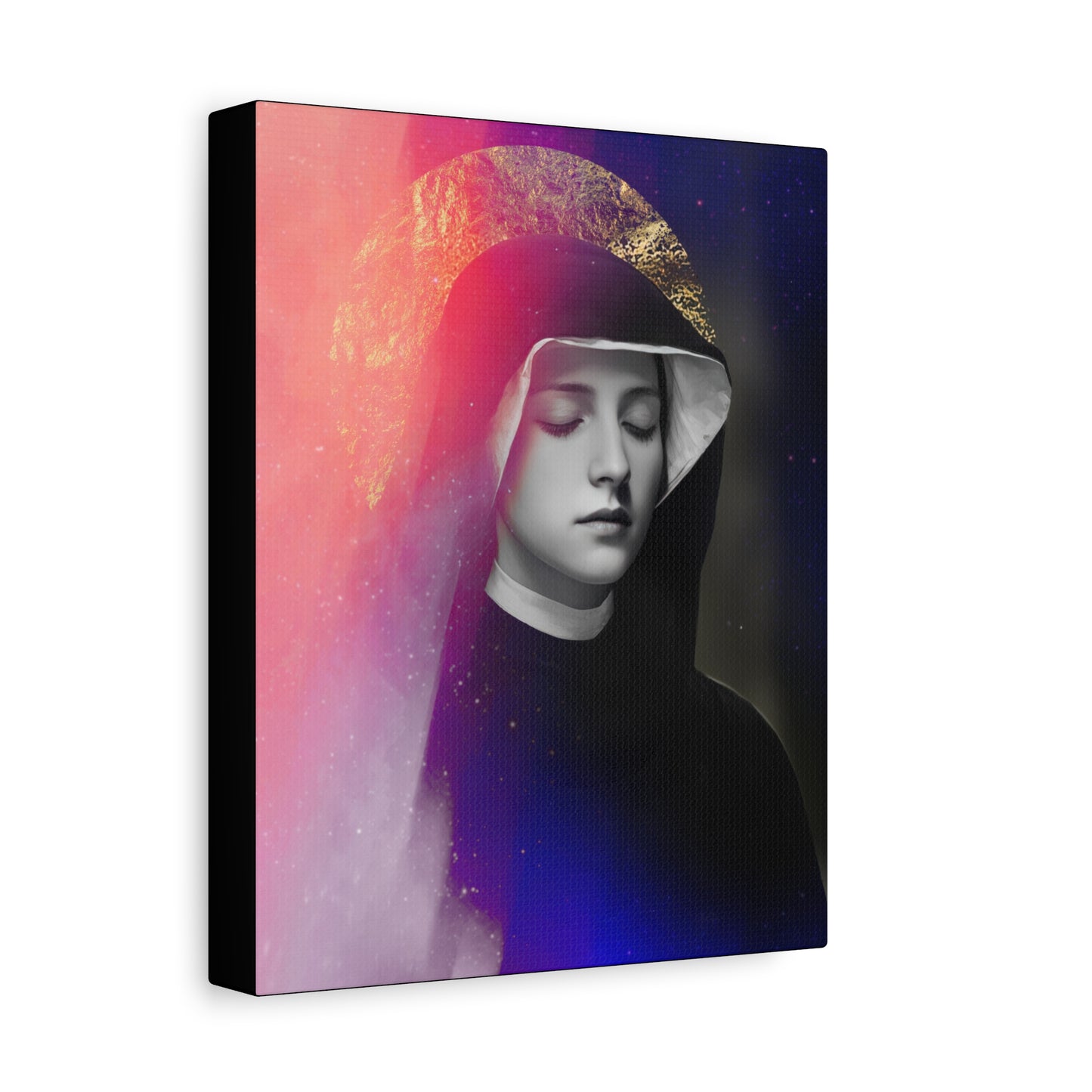 Saint Faustina Kowalska - Museum Wrapped Canvas - Sanctified Souls Print - Religious Art for your Home