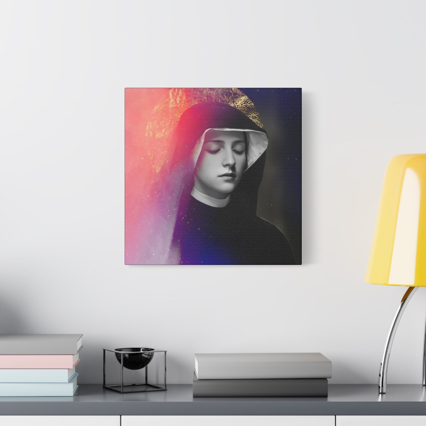 Saint Faustina Kowalska - Museum Wrapped Canvas - Sanctified Souls Print - Religious Art for your Home