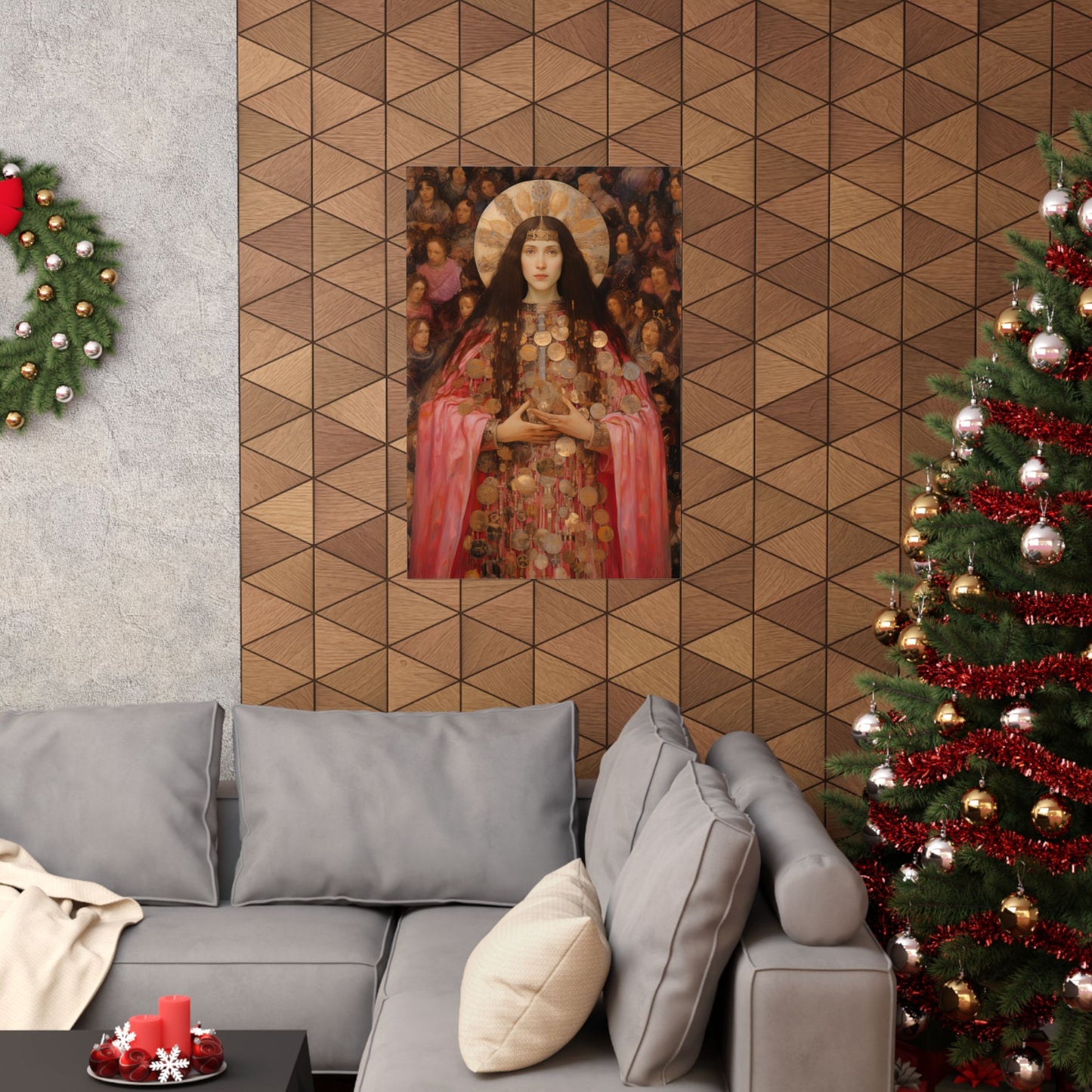 Saint Praxedes Print - Sanctified Souls Print - Multiple Sizes - Premium Matte Vertical Posters