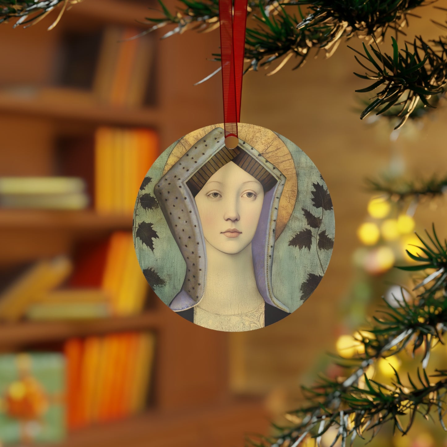 Blessed Margaret Pole - Ornament - Religious Holiday Christmas Ornament and Keepsake - Double sided - English Tudor Saint Art