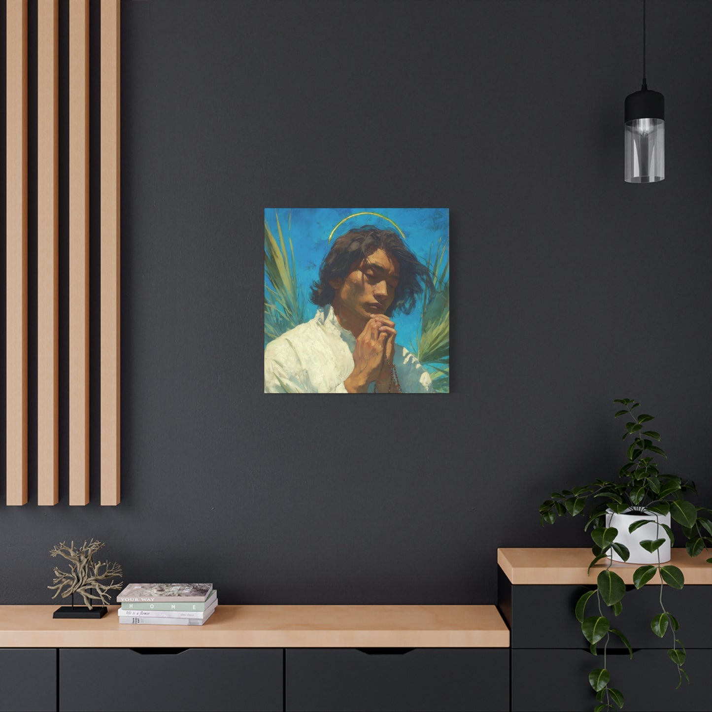 Saint Lorenzo Ruiz - Multiple Sizes - Catholic Home art - Museum Wrapped Canvas - Sanctified Souls Print - Catholic Martyr Art