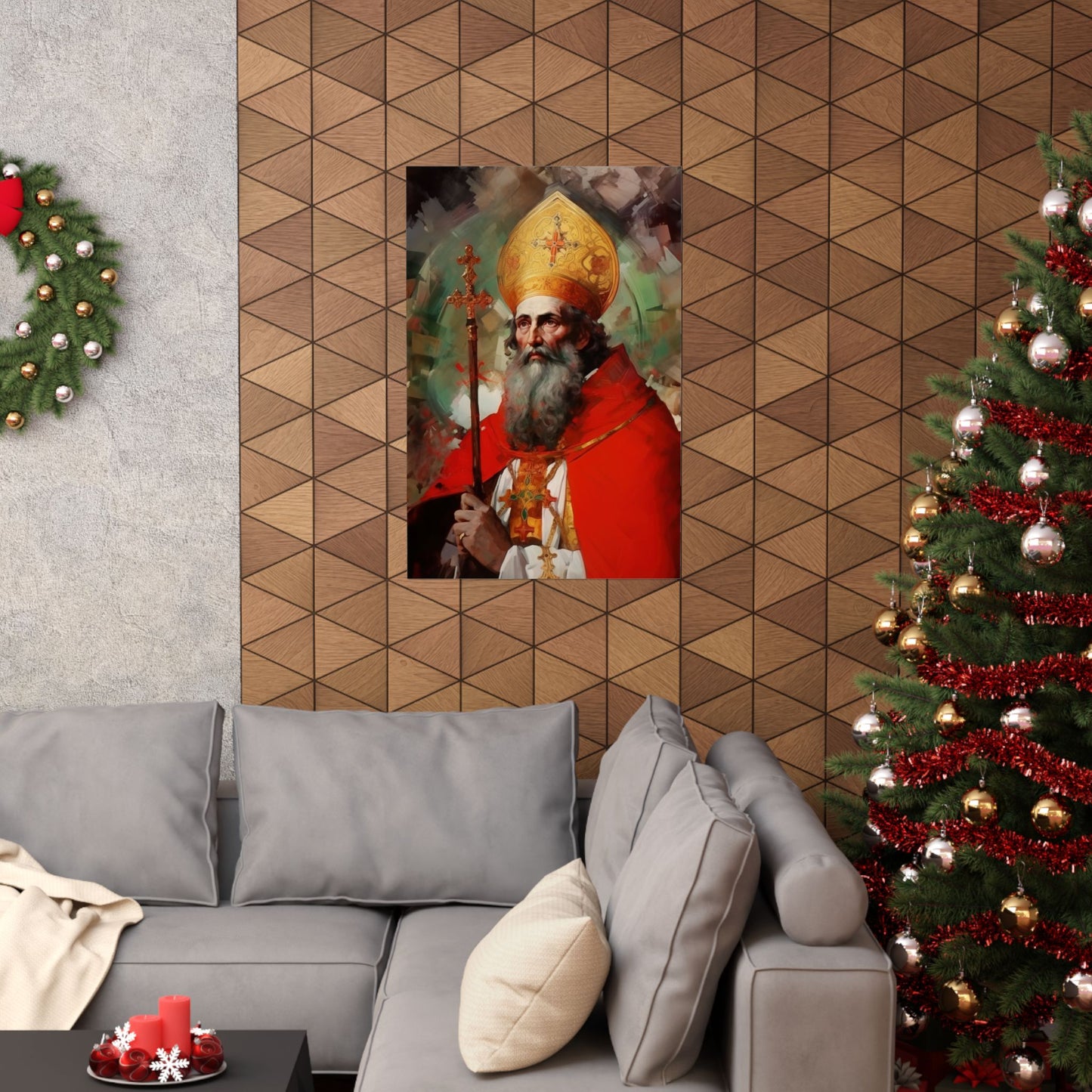 Saint Eusebius of Vercelli - Sanctified Souls Print - Multiple Sizes - Premium Matte Vertical Posters