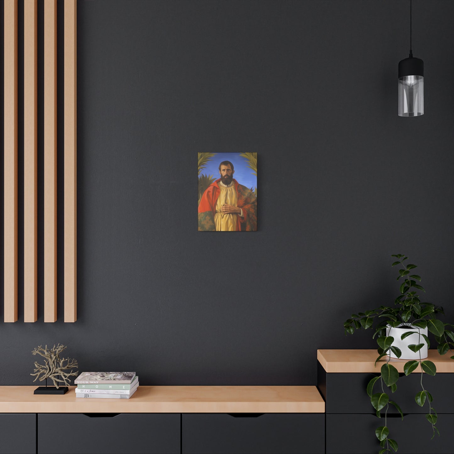 Saint Thomas the Apostle - Museum Wrapped Canvas - Sanctified Souls Print - Religious Art for your Home