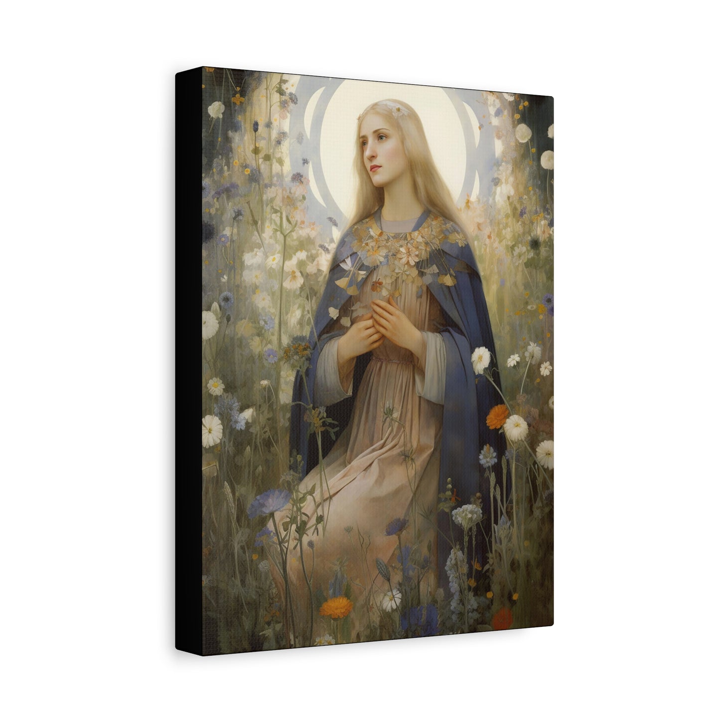 Saint Hildegard of Bingen - Museum Wrapped Canvas - Sanctified Souls Print - Religious Art for your Home