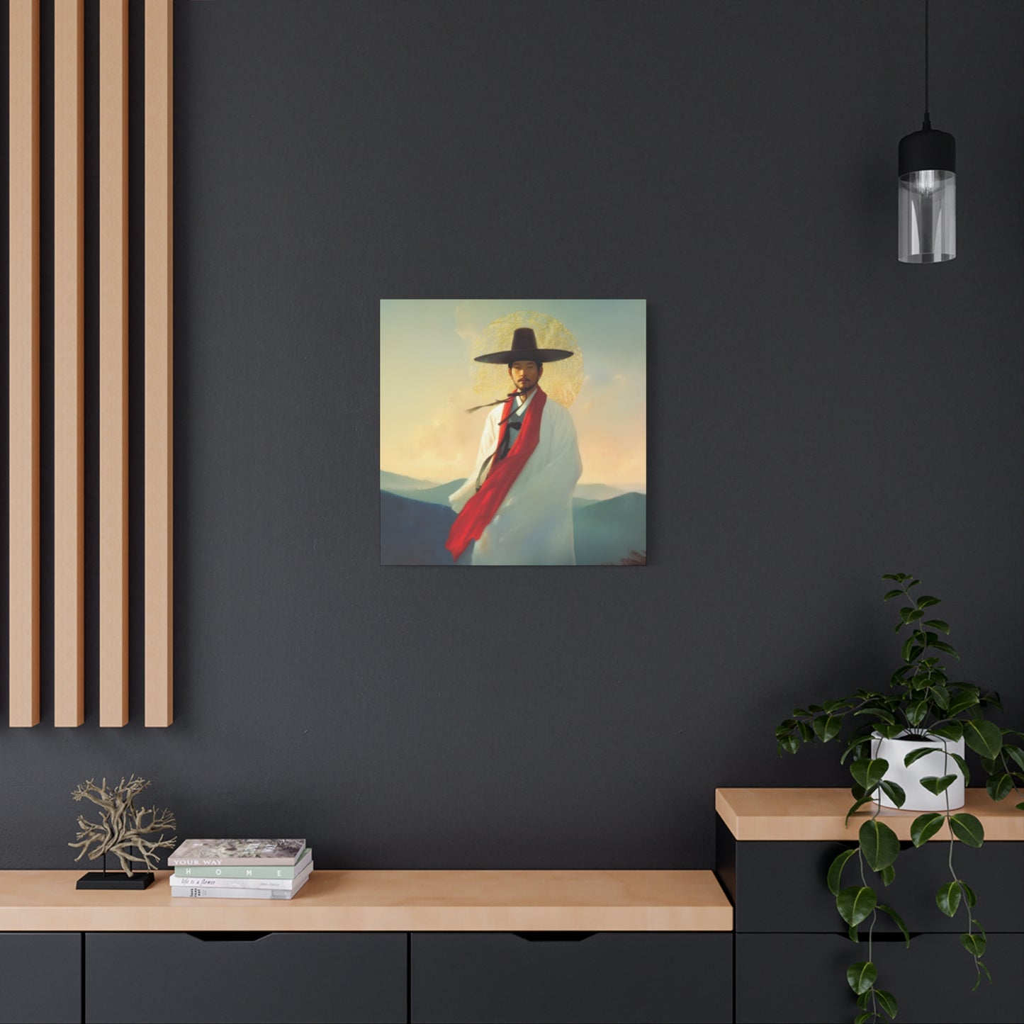 Saint Andrew Kim Taegon - Multiple Sizes - Catholic Home art - Museum Wrapped Canvas - Sanctified Souls Print - Martyr Saint