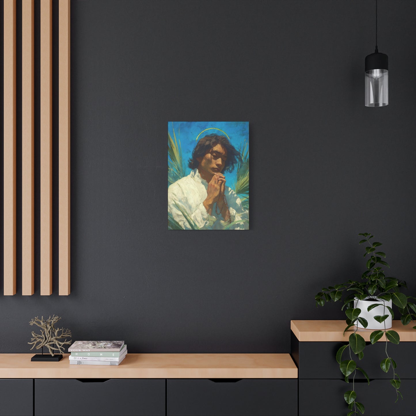 Saint Lorenzo Ruiz - Multiple Sizes - Catholic Home art - Museum Wrapped Canvas - Sanctified Souls Print - Catholic Martyr Art