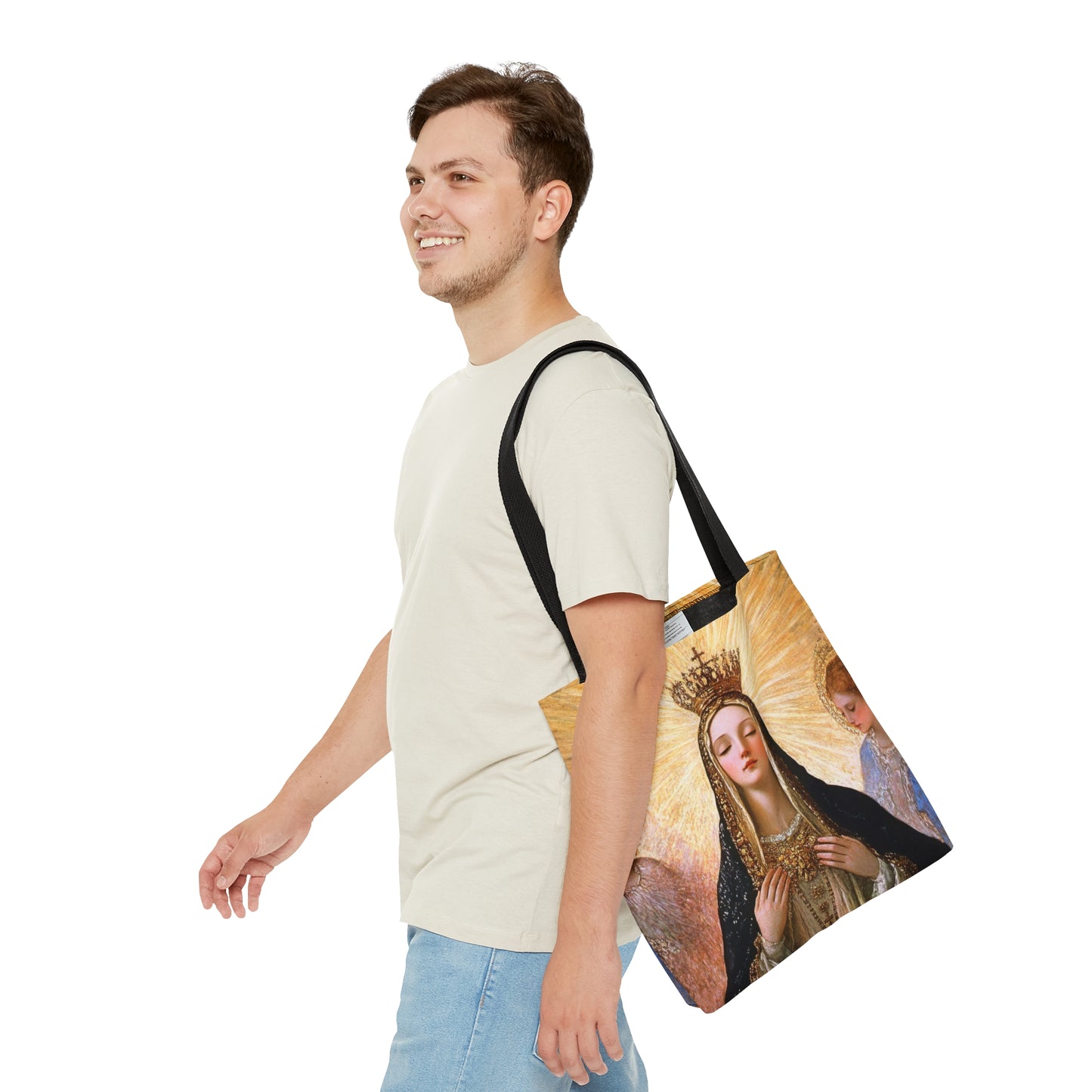 Divine Majesty: The Crowning of the Queen of Heaven Tote Bag - Large Medium Small Faith Art Bag - Catholic Faith Purse - Religious