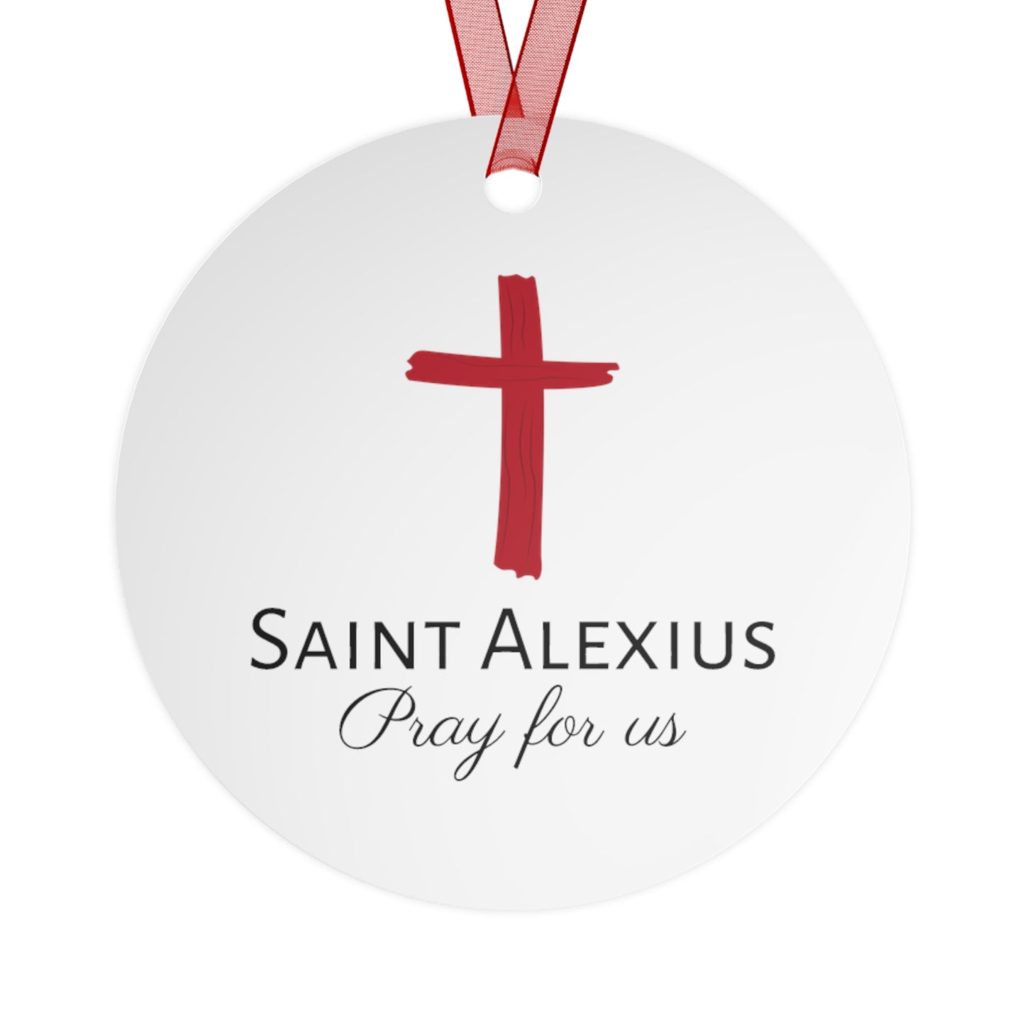 Saint Alexius of Rome Ornament - Religious Holiday Christmas Ornament and Keepsake - Double sided Keepsake Religious Ornament