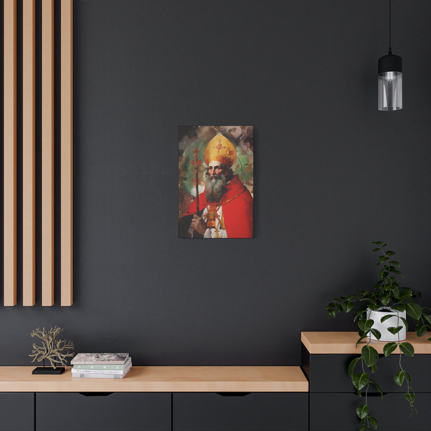 Saint Eusebius of Vercelli Canvas Print - Multiple Sizes - Catholic Home art - Museum Wrapped Canvas - Sanctified Souls Print