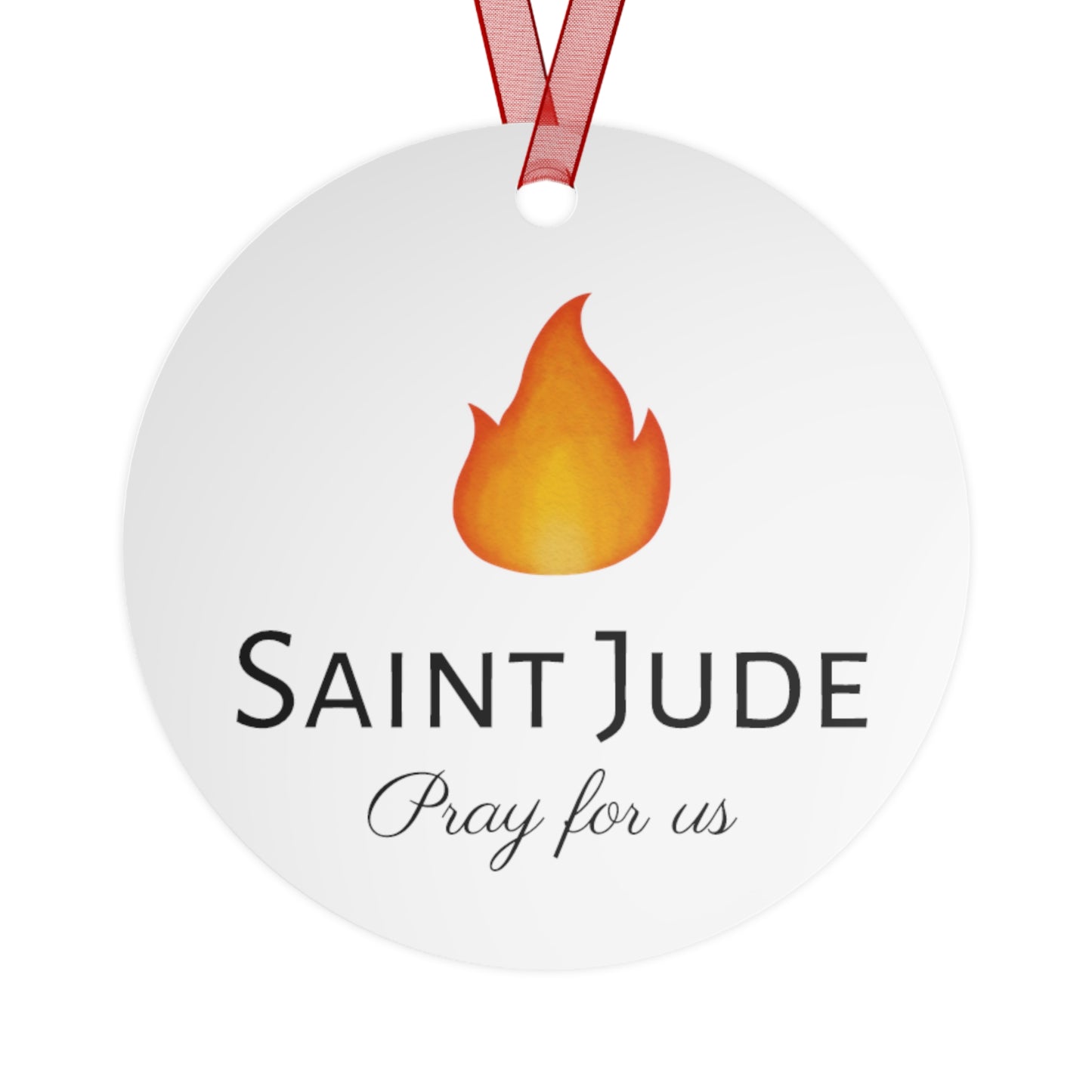 Saint Jude Thaddaeus - Religious Holiday Christmas Ornament and Keepsake - Double sided Keepsake Religious Ornament