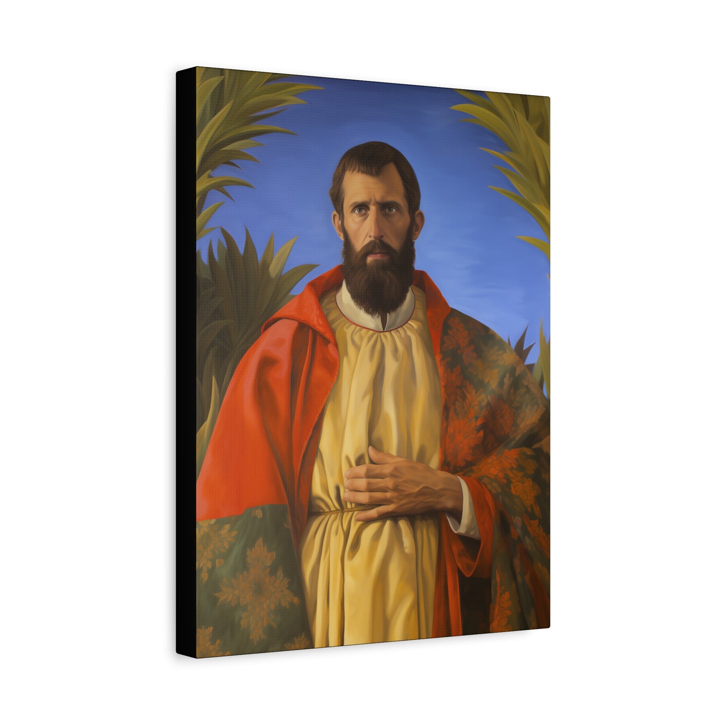 Saint Thomas the Apostle - Museum Wrapped Canvas - Sanctified Souls Print - Religious Art for your Home