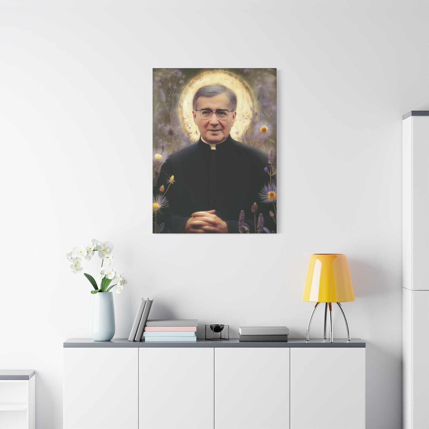 Saint Josemaría Escrivá - Museum Wrapped Canvas - Print - Religious Art for your Home - Christian print