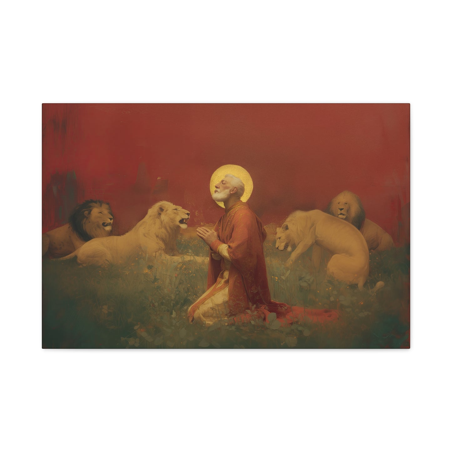 Saint Ignatius of Antioch - Museum Wrapped Canvas - Sanctified Souls Print - Religious Art for your Home - Catholic Patron Saint Art