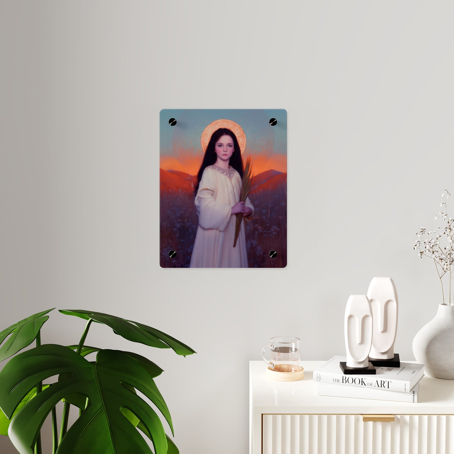 Saint Hope Wall Art Panel - Ready to Hang Acrylic Print - Catholic Saint Art - Patron Saint Print - Martyr of the Church Art