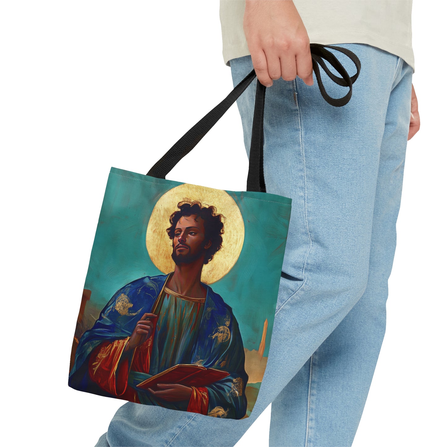 Saint Addal Tote Bag - Large Medium Small Faith Art Bag - Catholic Faith Purse - Religious - Prayer Bag - Devotional Purse