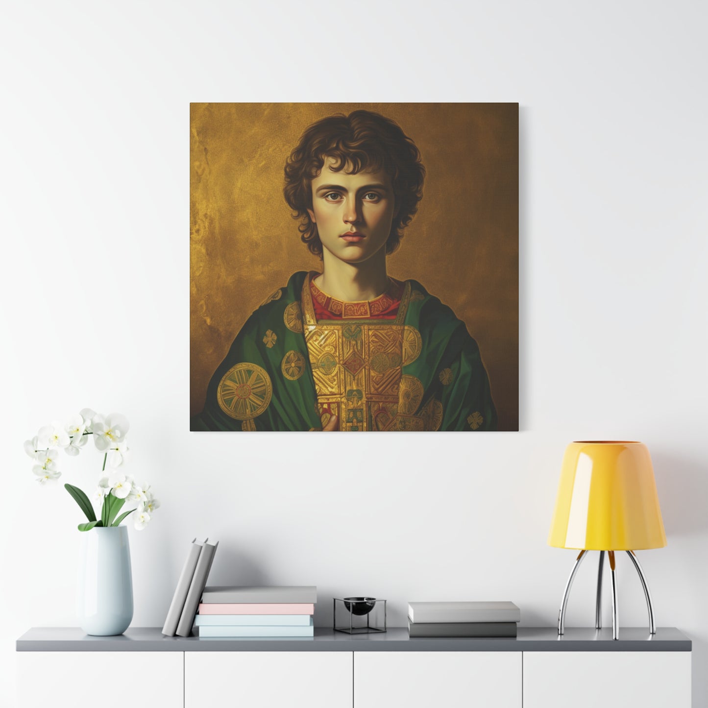 Saint Pantaleon Canvas Print - Multiple Sizes - Catholic Home art - Museum Wrapped Canvas - Sanctified Souls Print