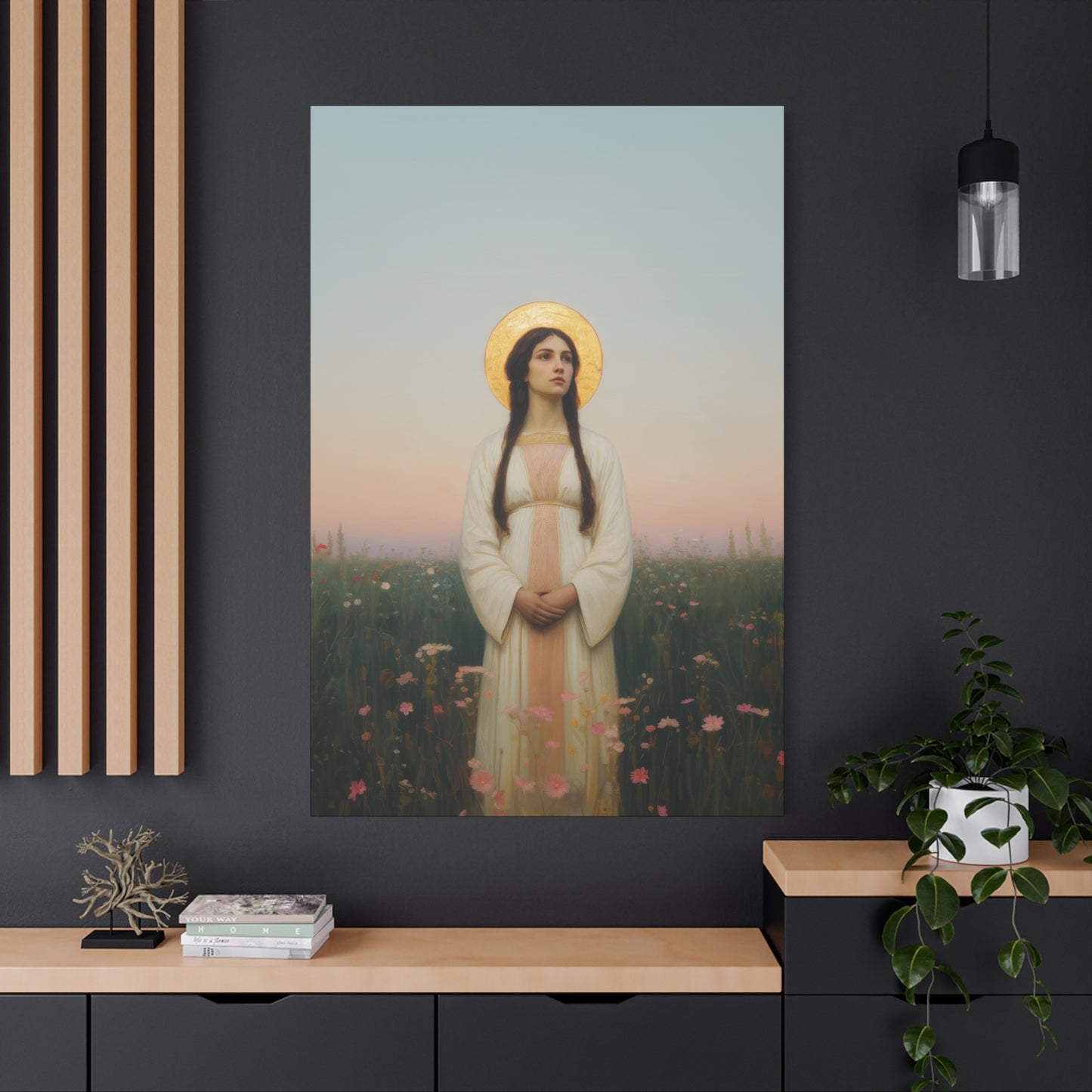 Saint Sabina- Museum Wrapped Canvas - Sanctified Souls Print - Religious Art for your Home - Catholic Patron Saint Art