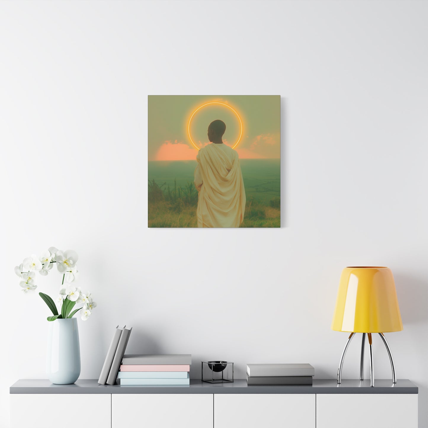 Saint Charles Lwanga - Museum Wrapped Canvas - Sanctified Souls Print - Religious Art for your Home - Catholic Patron Saint Art