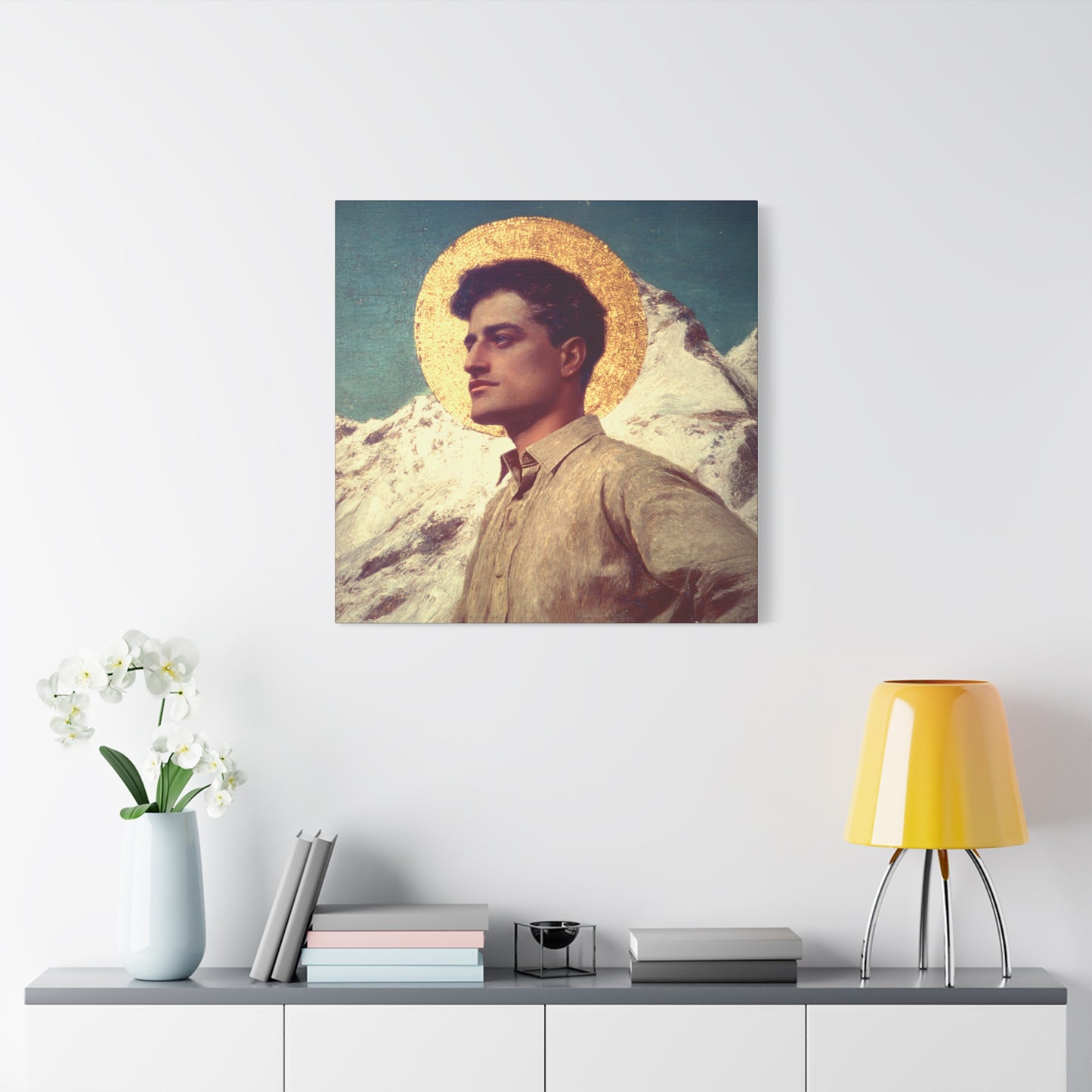 Saint Pier Giorgio Frassati - Museum Wrapped Canvas - Sanctified Souls Print - Religious Art for your Home - Catholic Patron Saint Art