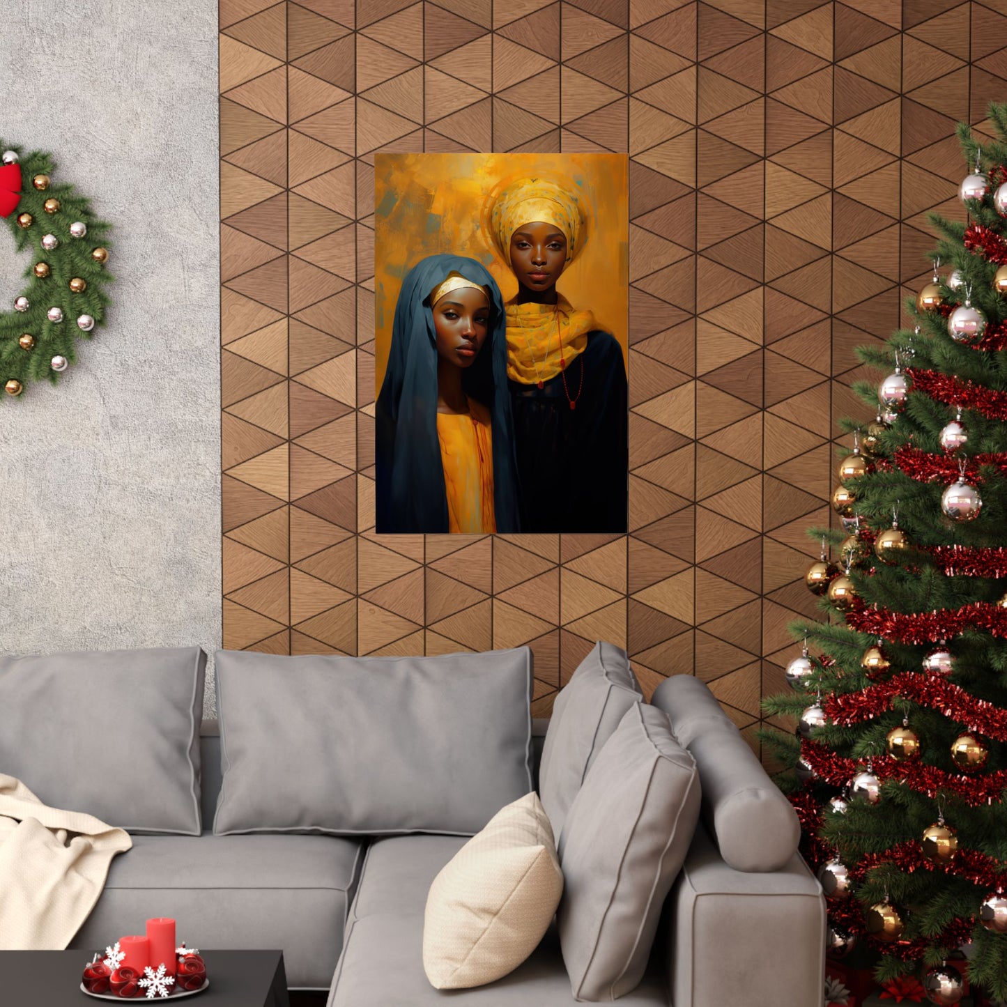 Saint Perpetua and Saint Felicity Print - Sanctified Souls Print - Multiple Sizes - Premium Matte Vertical Posters