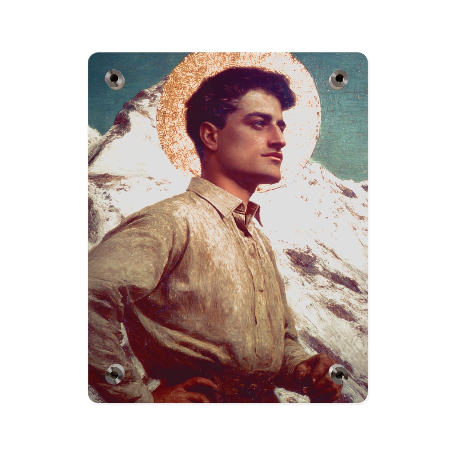 Saint Pier Giorgio Frassati Wall Art Panel - Ready to Hang Acrylic Print - Catholic Saint Art - Patron Saint Print - No Frame needed