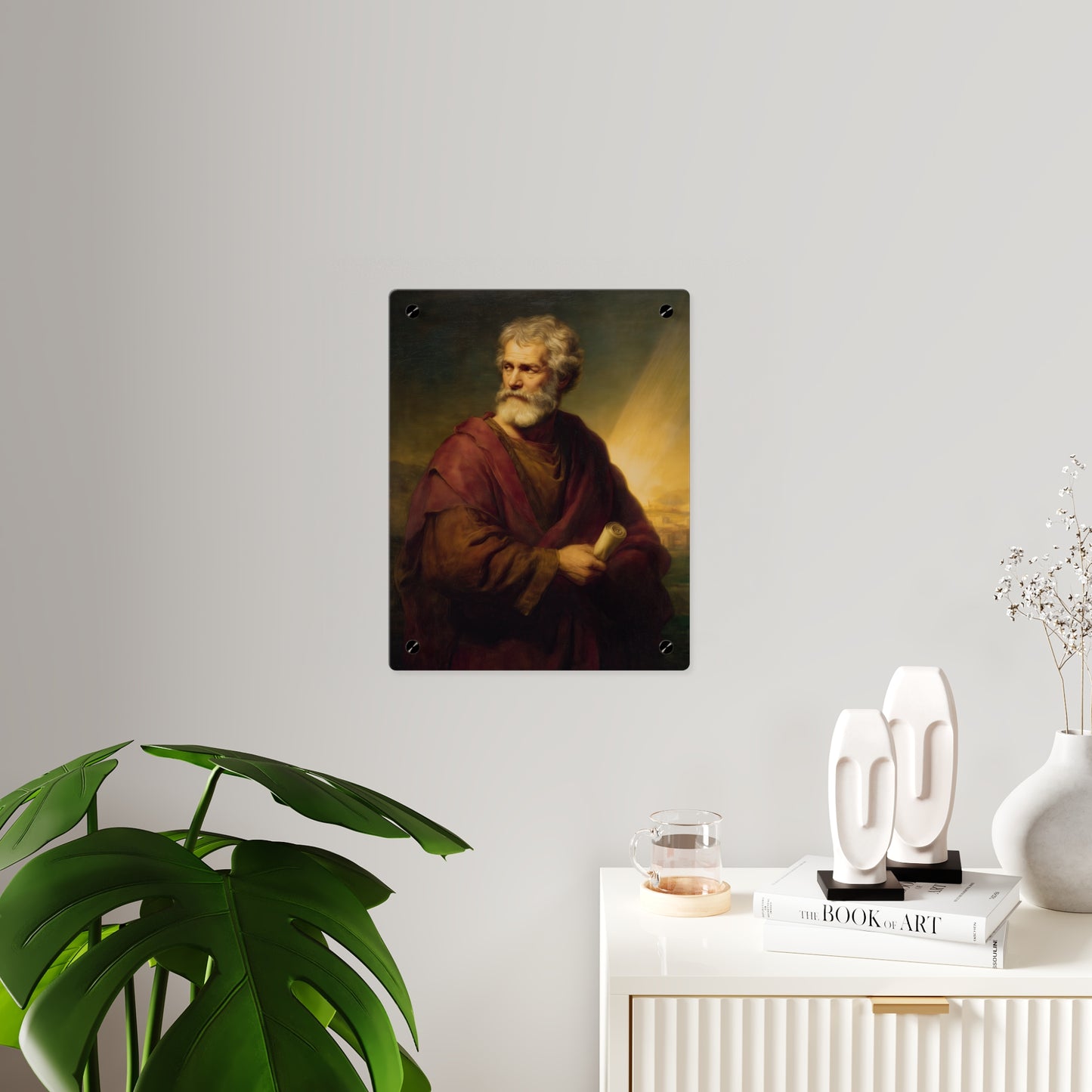 Saint Phillip Acrylic Wall Art Panel - Ready to Hang Acrylic Print - Patron Saint Art - Catholic Saint Art