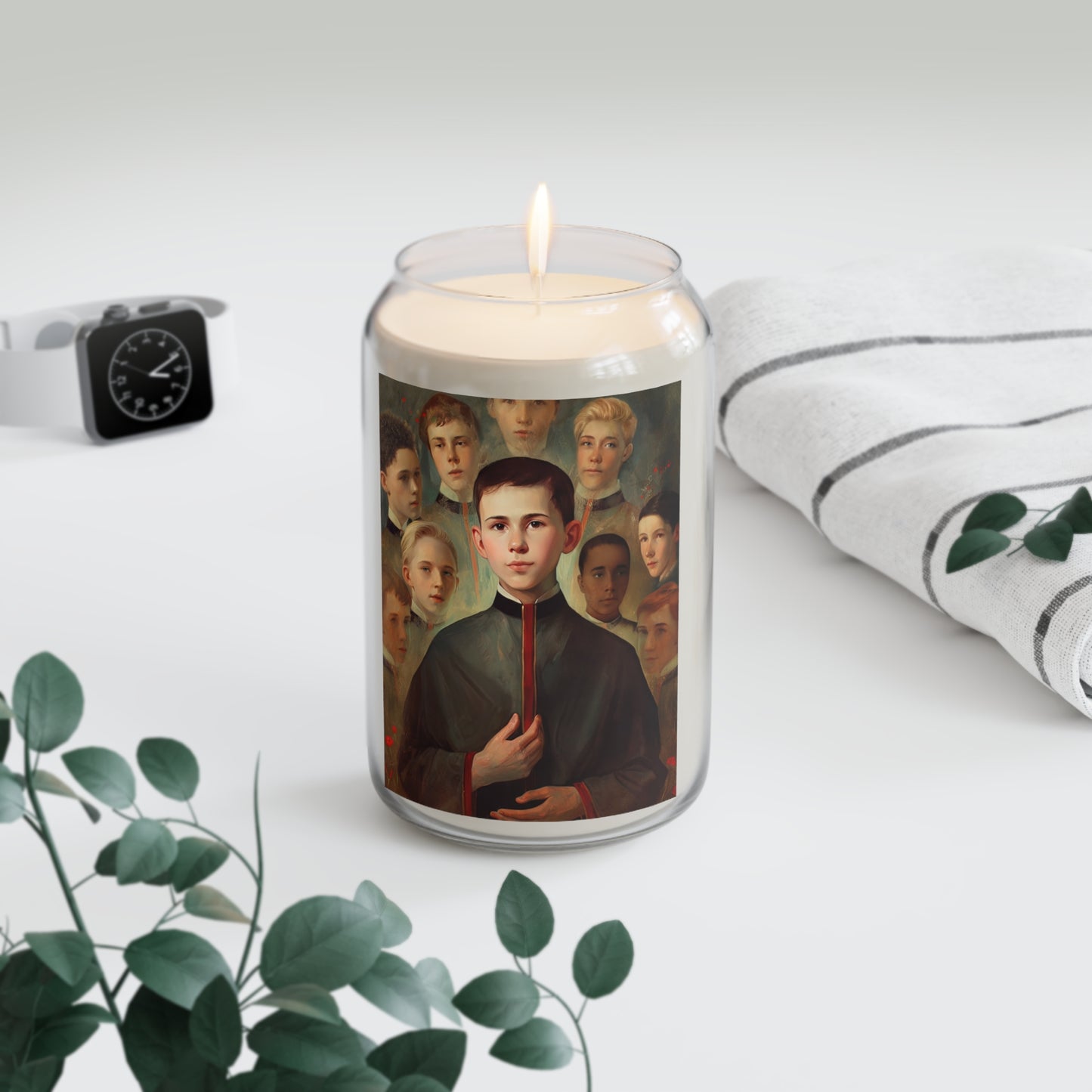 Saint John Berchmans - Scented Prayer Candle, 13.75oz - Tall Size - Religious Prayer Candle - Catholic Art - Religious Gift - Fine Art