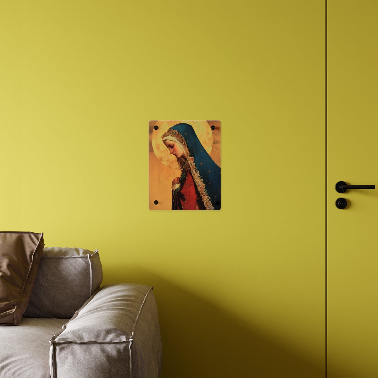 Our Lady of Mercy / Our Lady of Ransom Wall Art Panel - Ready to Hang Acrylic Print - Catholic Saint Art - Patron Saint Print - Mother Mary