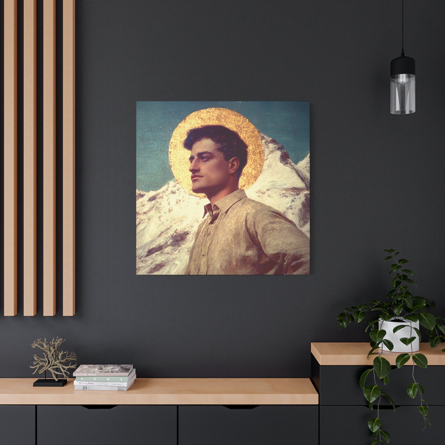 Saint Pier Giorgio Frassati - Museum Wrapped Canvas - Sanctified Souls Print - Religious Art for your Home - Catholic Patron Saint Art