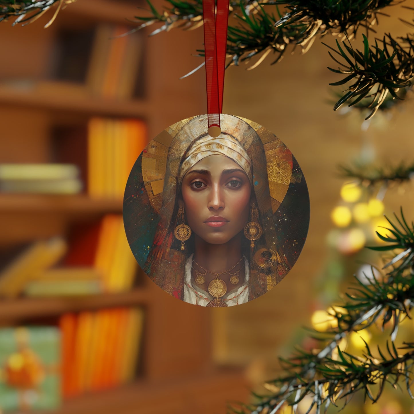 Saint Julia of Carthage - Religious Holiday Christmas Ornament and Keepsake - Double sided Keepsake Religious Ornament