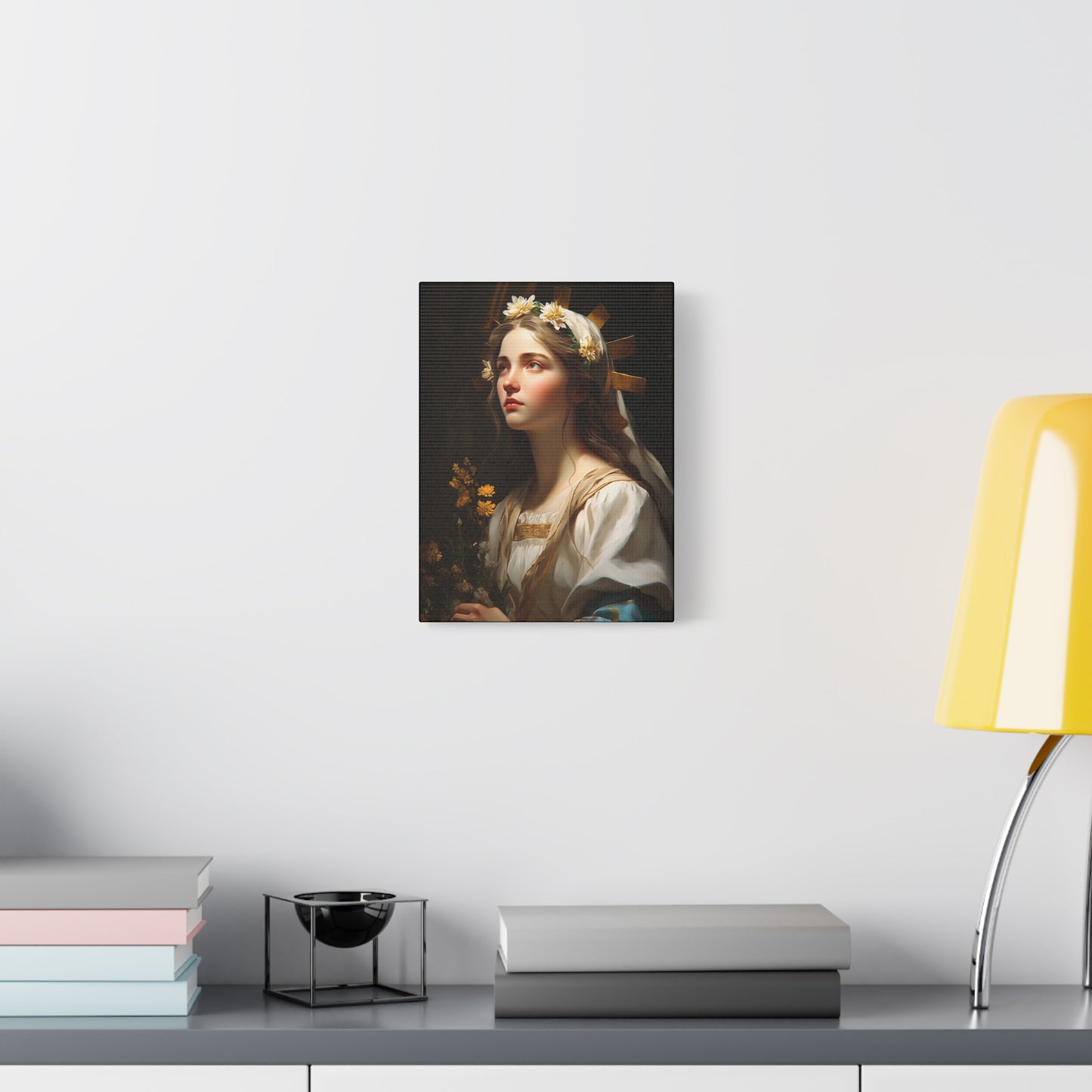 Saint Zita of Lucca - Museum Wrapped Canvas - Sanctified Souls Print - Religious Art for your Home