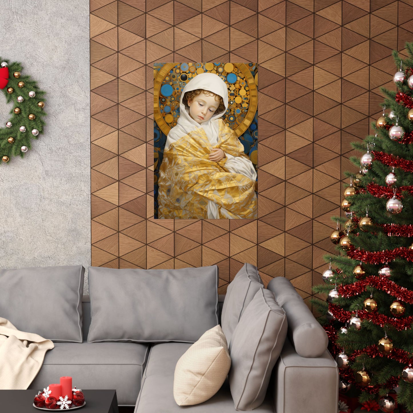 Divine Innocence: The Christ Child - Sanctified Souls Print - Multiple Sizes - Premium Matte Vertical Posters