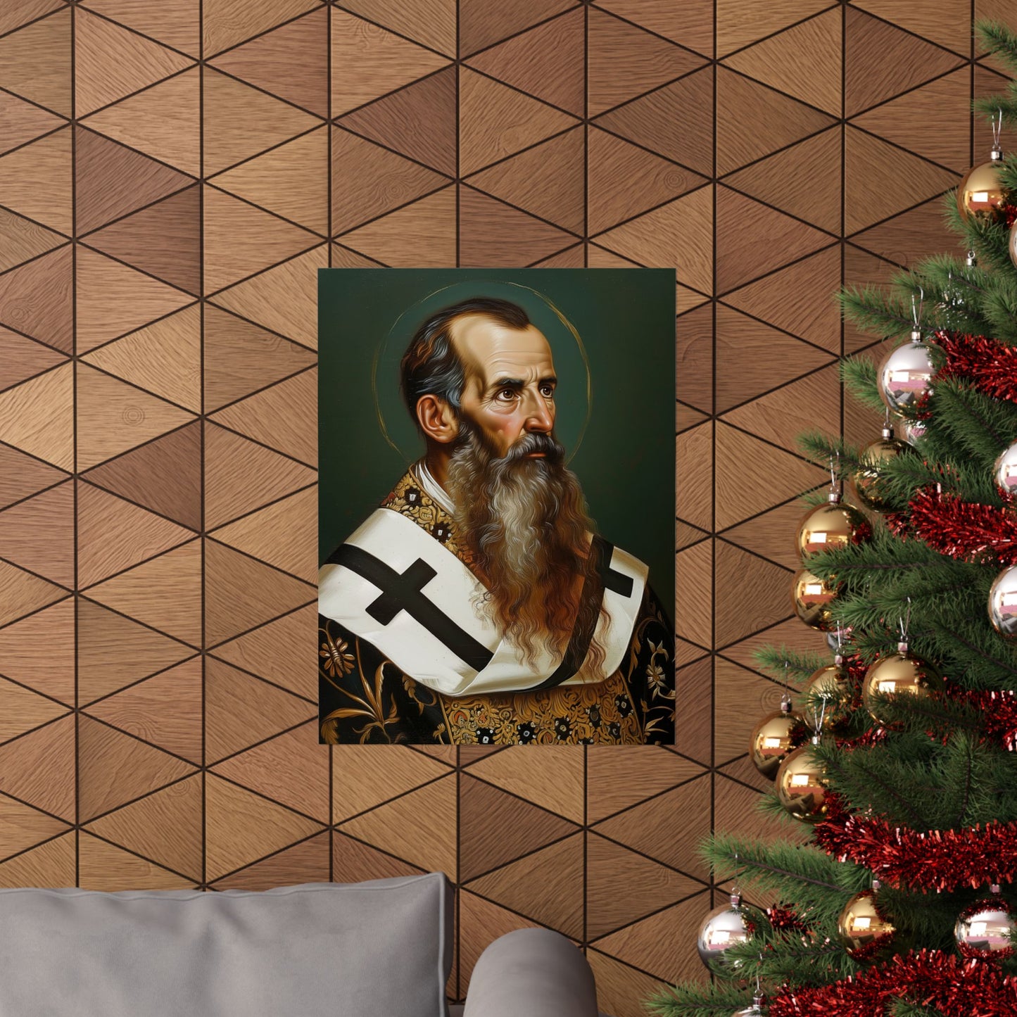 Saint Basil the Great - Sanctified Souls Print - Multiple Sizes - Premium Matte Vertical Posters