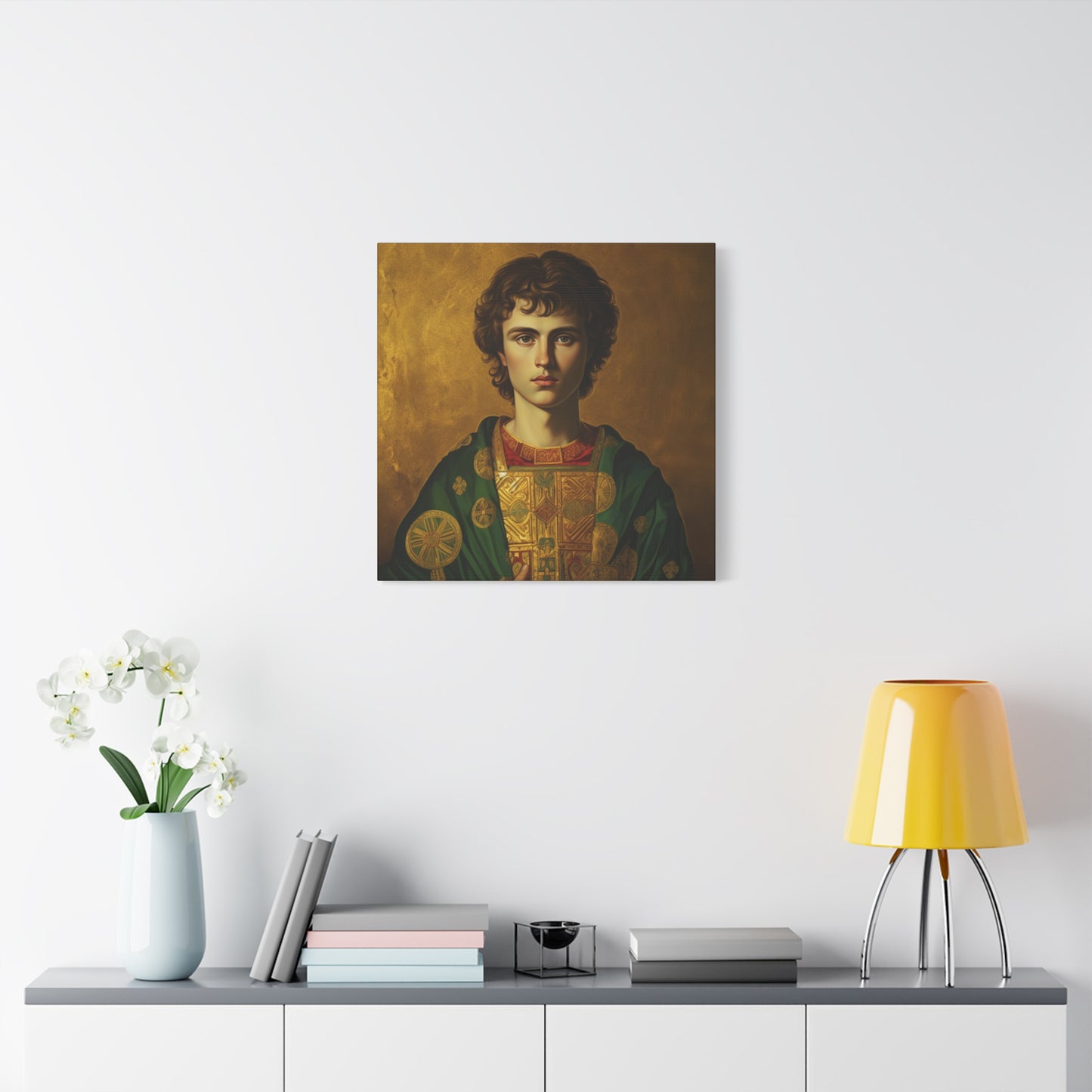 Saint Pantaleon Canvas Print - Multiple Sizes - Catholic Home art - Museum Wrapped Canvas - Sanctified Souls Print