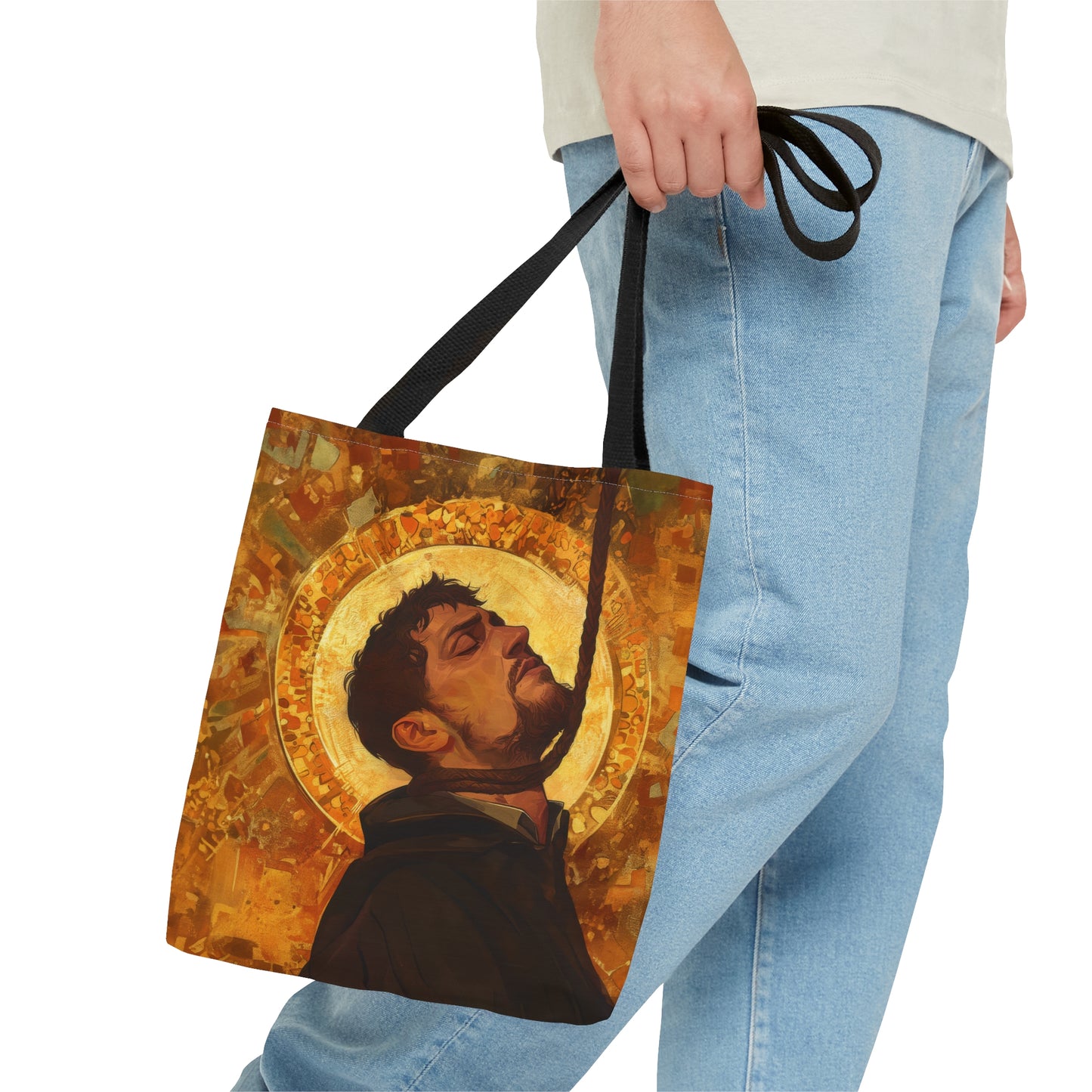 Saint John Ogilvie Tote Bag - Large Medium Small Faith Art Bag - Catholic Faith Purse - Religious Carry All Reusable Tote Bag