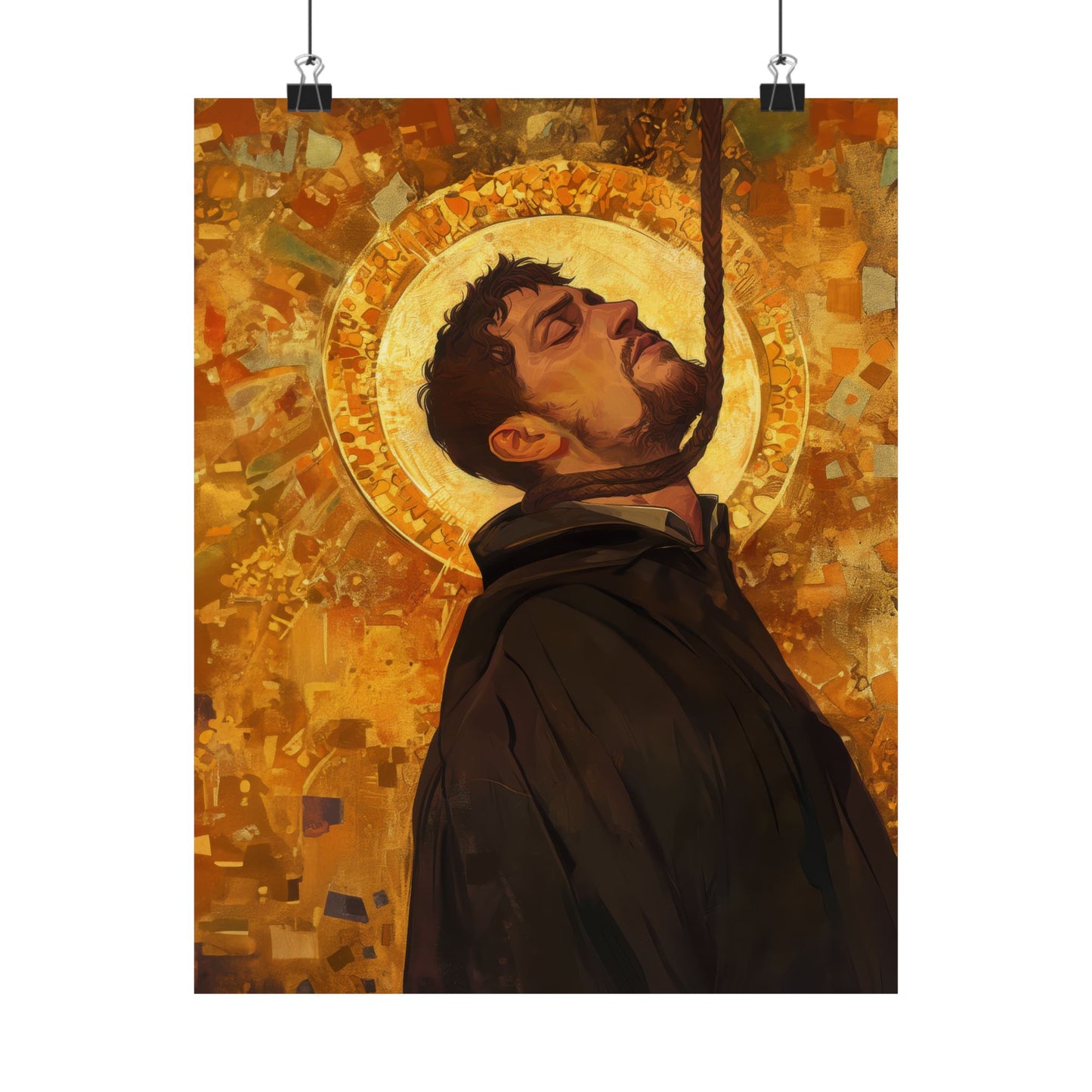 Saint John Ogilvie Poster Print - Sanctified Souls Print - Multiple Sizes - Premium Posters - Catholic Art for your home