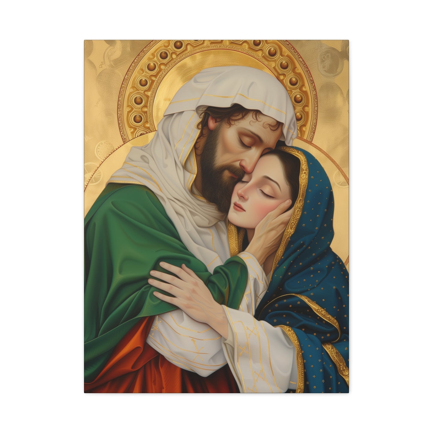 Saints Aquila and Priscilla - Museum Wrapped Canvas - Sanctified Souls Print - Religious Art for your Home - Religious Wall Art - Print