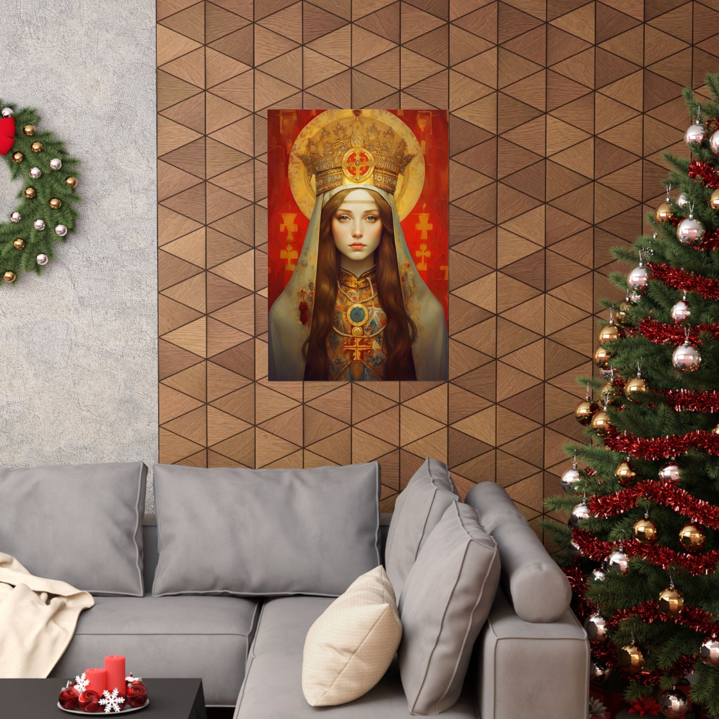 Saint Alexandra Print - Sanctified Souls Print - Multiple Sizes - Premium Matte Vertical Posters