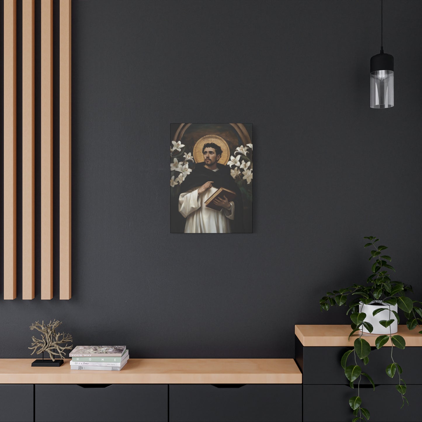 Saint Dominic - Museum Wrapped Canvas - Sanctified Souls Print - Religious Art for your Home - Catholic Patron Saint Art