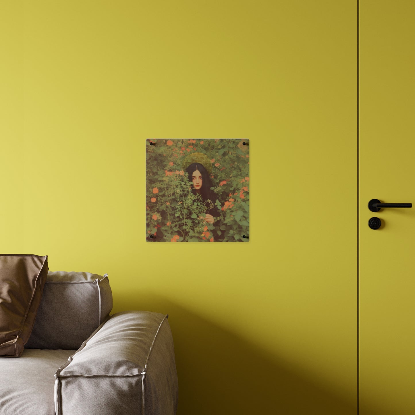 Saint Eve Acrylic Wall Art Panel - Ready to Hang Acrylic Print - Catholic Religious Art - Fine Art Print