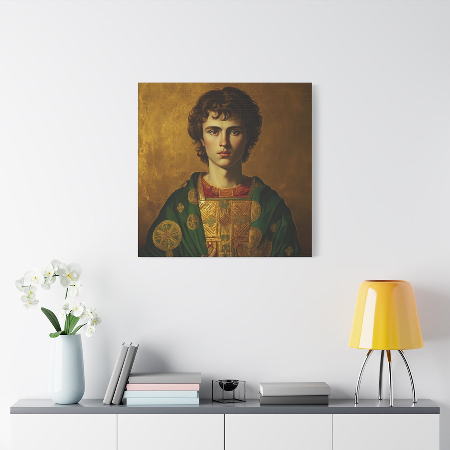 Saint Pantaleon Canvas Print - Multiple Sizes - Catholic Home art - Museum Wrapped Canvas - Sanctified Souls Print
