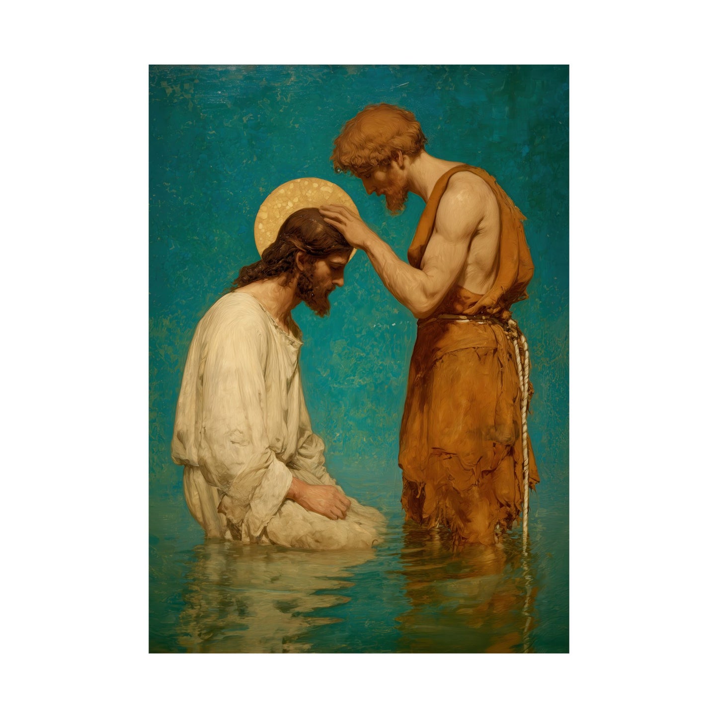 Saint John the Baptist, The Prophet and the Promise - Sanctified Souls Print - Multiple Sizes - Premium Matte Vertical Posters