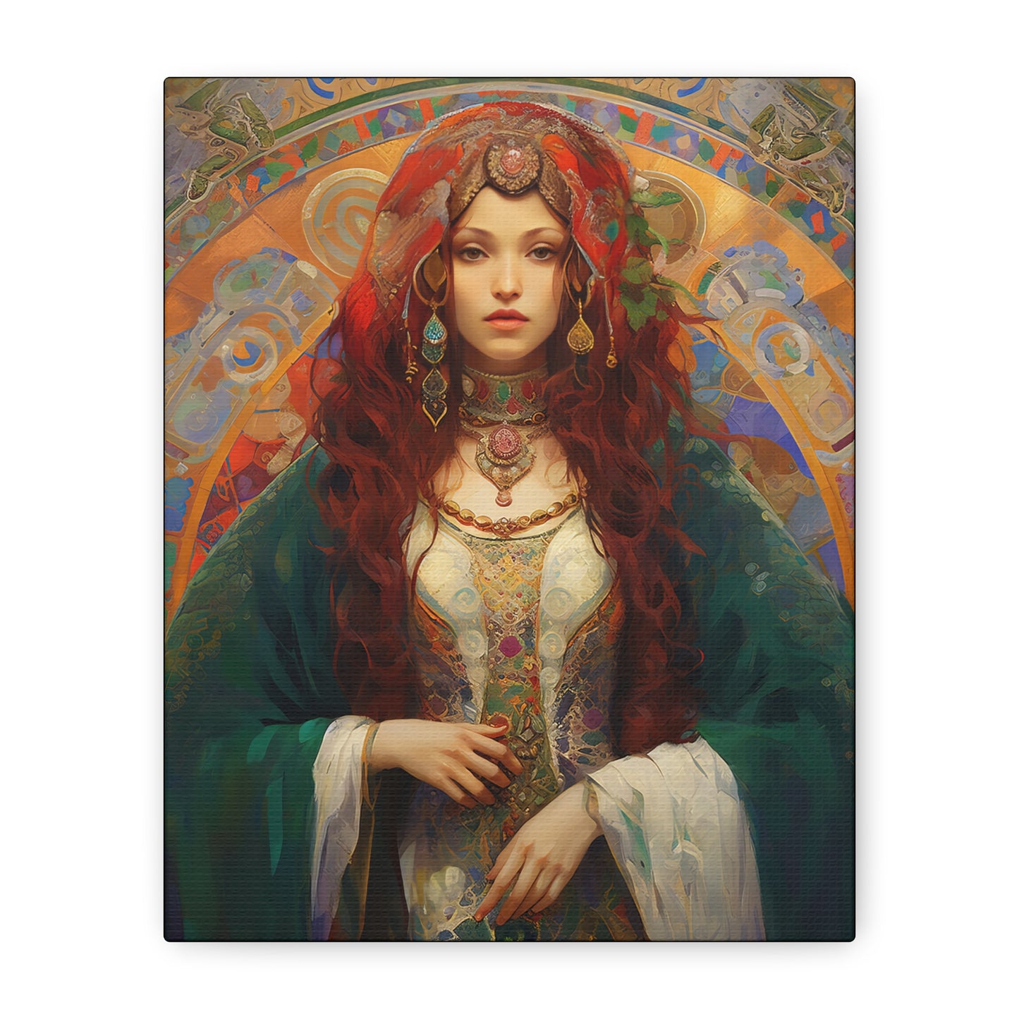 Saint Margaret of Antioch - Museum Wrapped Canvas - Sanctified Souls Print