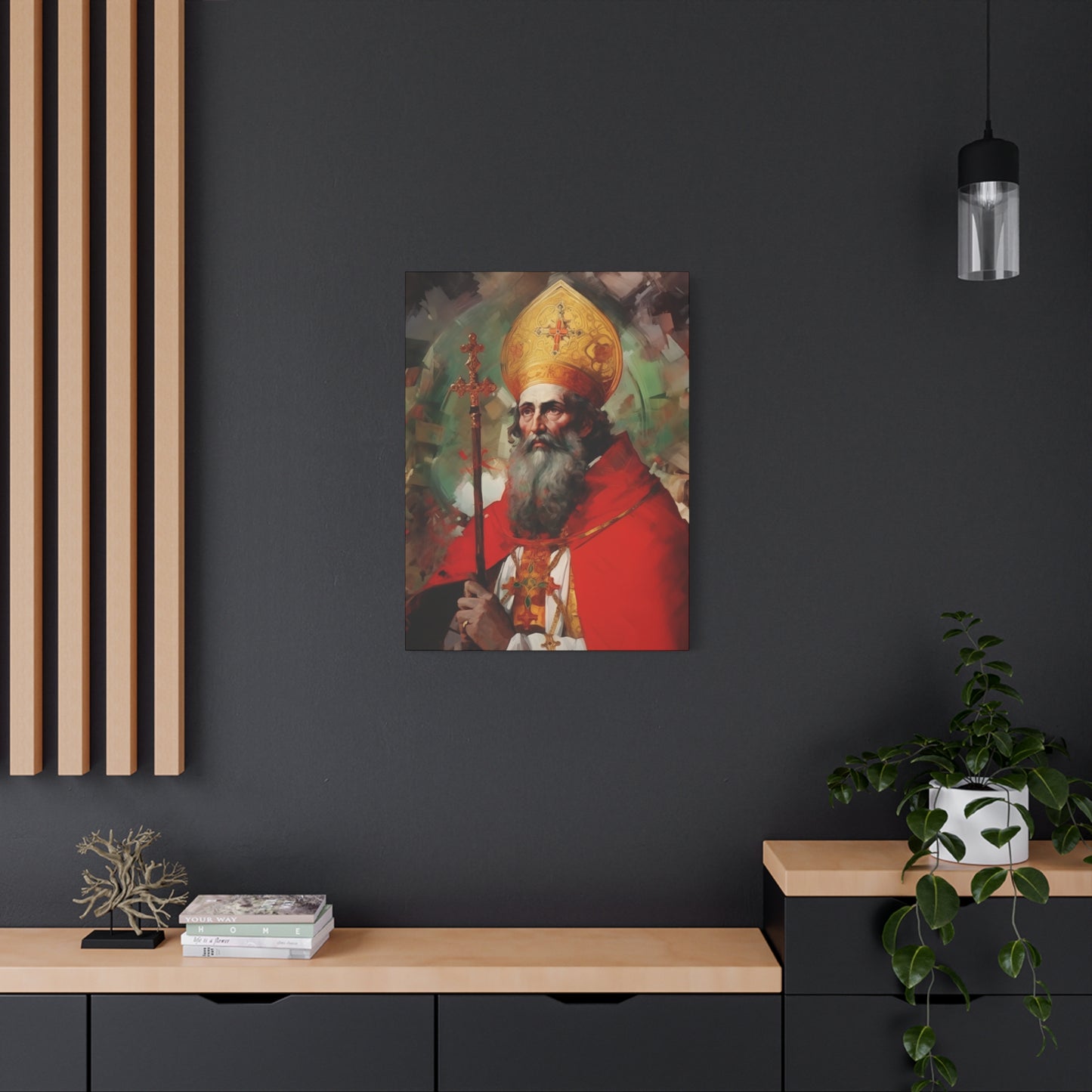 Saint Eusebius of Vercelli Canvas Print - Multiple Sizes - Catholic Home art - Museum Wrapped Canvas - Sanctified Souls Print