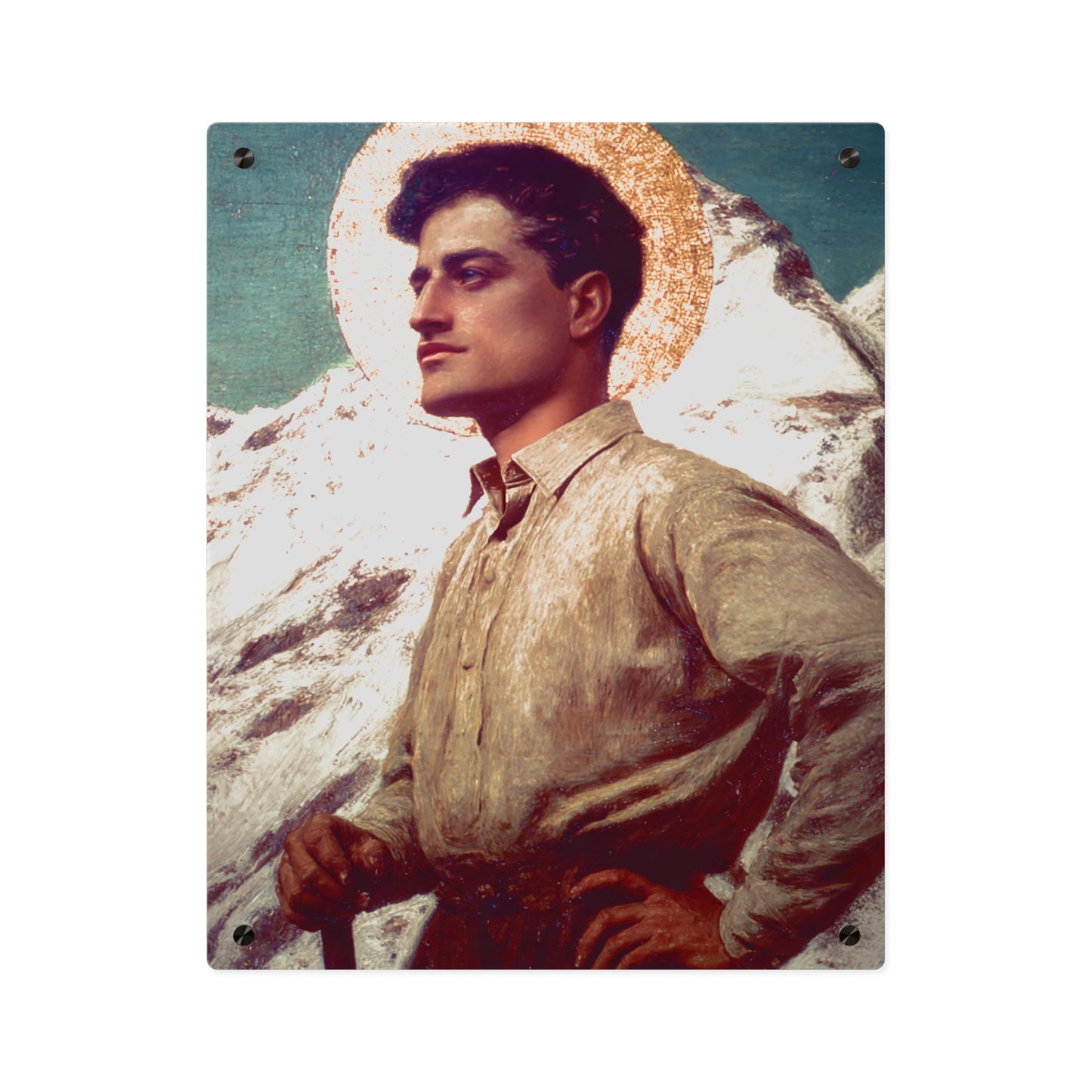 Saint Pier Giorgio Frassati Wall Art Panel - Ready to Hang Acrylic Print - Catholic Saint Art - Patron Saint Print - No Frame needed