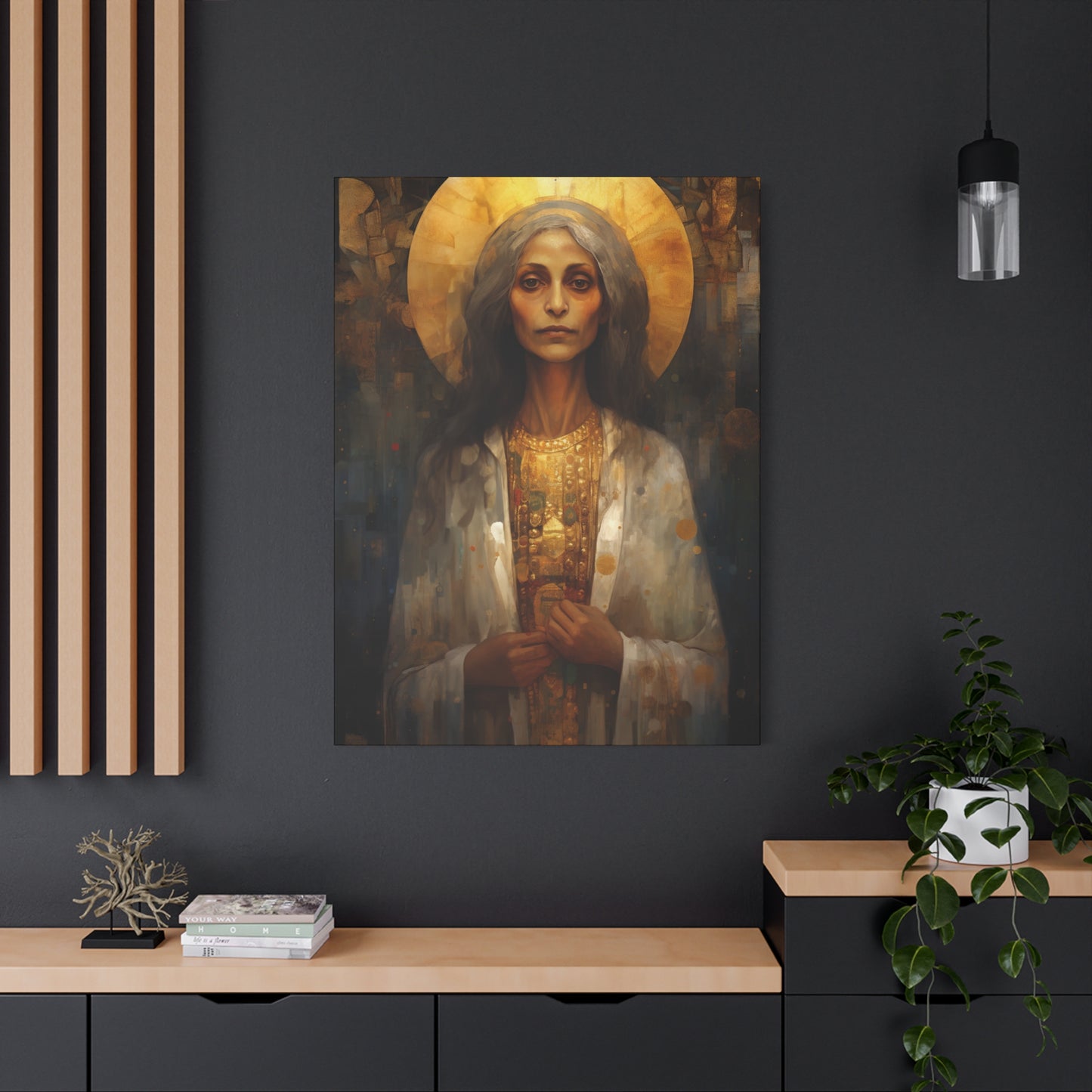 Saint Mary of Egypt - Museum Wrapped Canvas - Sanctified Souls Print - Religious Art for your Home