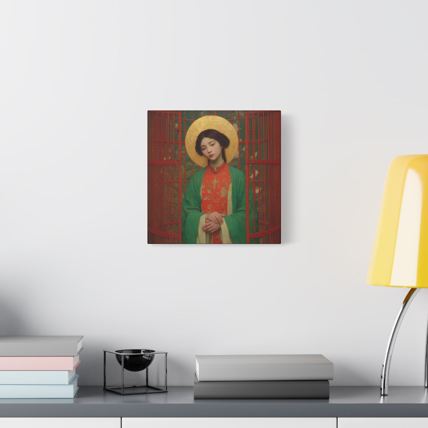 Saint Agnes Tsao Kou Ying - Museum Wrapped Canvas - Sanctified Souls Print - Religious Art for your Home - Catholic Patron Saint Art